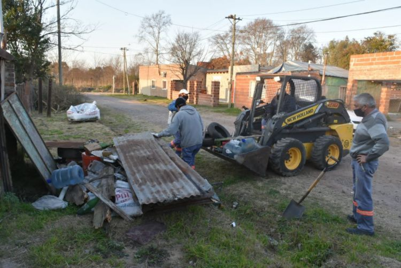 Mercedes: Prevención y limpieza, Este lunes habrá operativo de descacharreo en el barrio Peñaloza