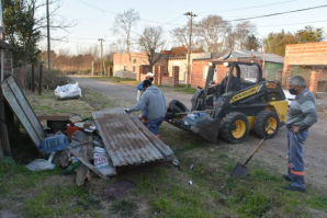 Mercedes: Prevención y limpieza, Este lunes habrá operativo de descacharreo en el barrio Peñaloza