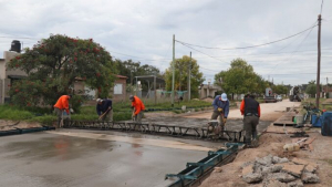 Suipacha: Sigue en marcha la obra en Calle Antártida