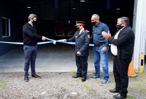Se inauguró el nuevo Destacamento de Bomberos en la localidad de Open Door