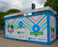 Qué es &quot;Punto Estación&quot;, el espacio que creó el Municipio a metros de la parada ferroviaria céntrica