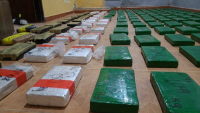 Allanamiento en Rodríguez dio con más de 330 kg de cocaína
