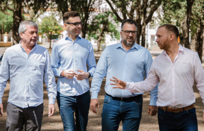 Casset, Demares, Castaños y Griffini: “Juntos por Luján”