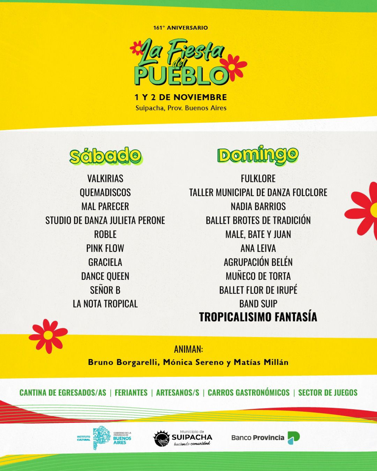 Suipacha: Fiesta del Pueblo 2025, cronograma de actividades