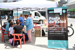 Luján: Continúan las postas de salud en Plaza Colón durante el mes de julio