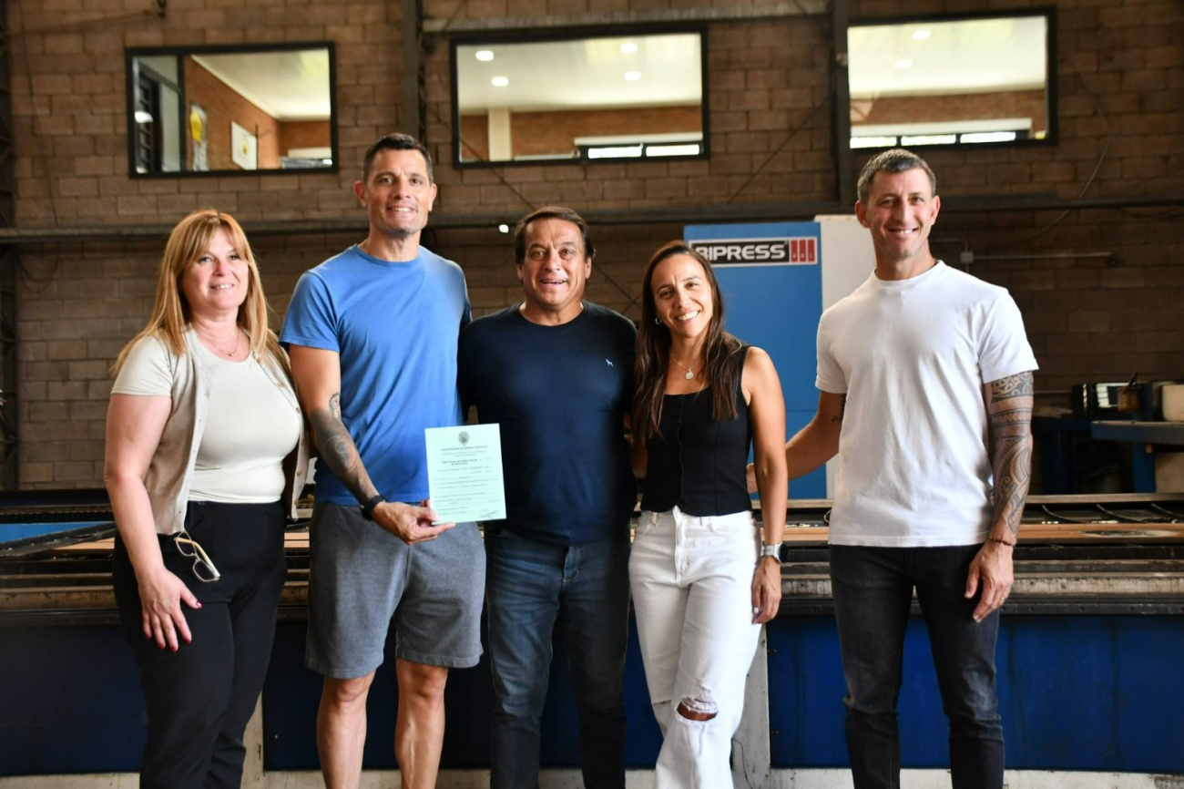 General Rodríguez: entregaron habilitación industrial a Estrucmar S.A.