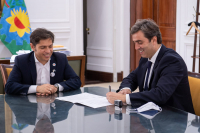 Boto y Kicillof suscribieron un acuerdo con el objetivo de mejorar el sistema de salud