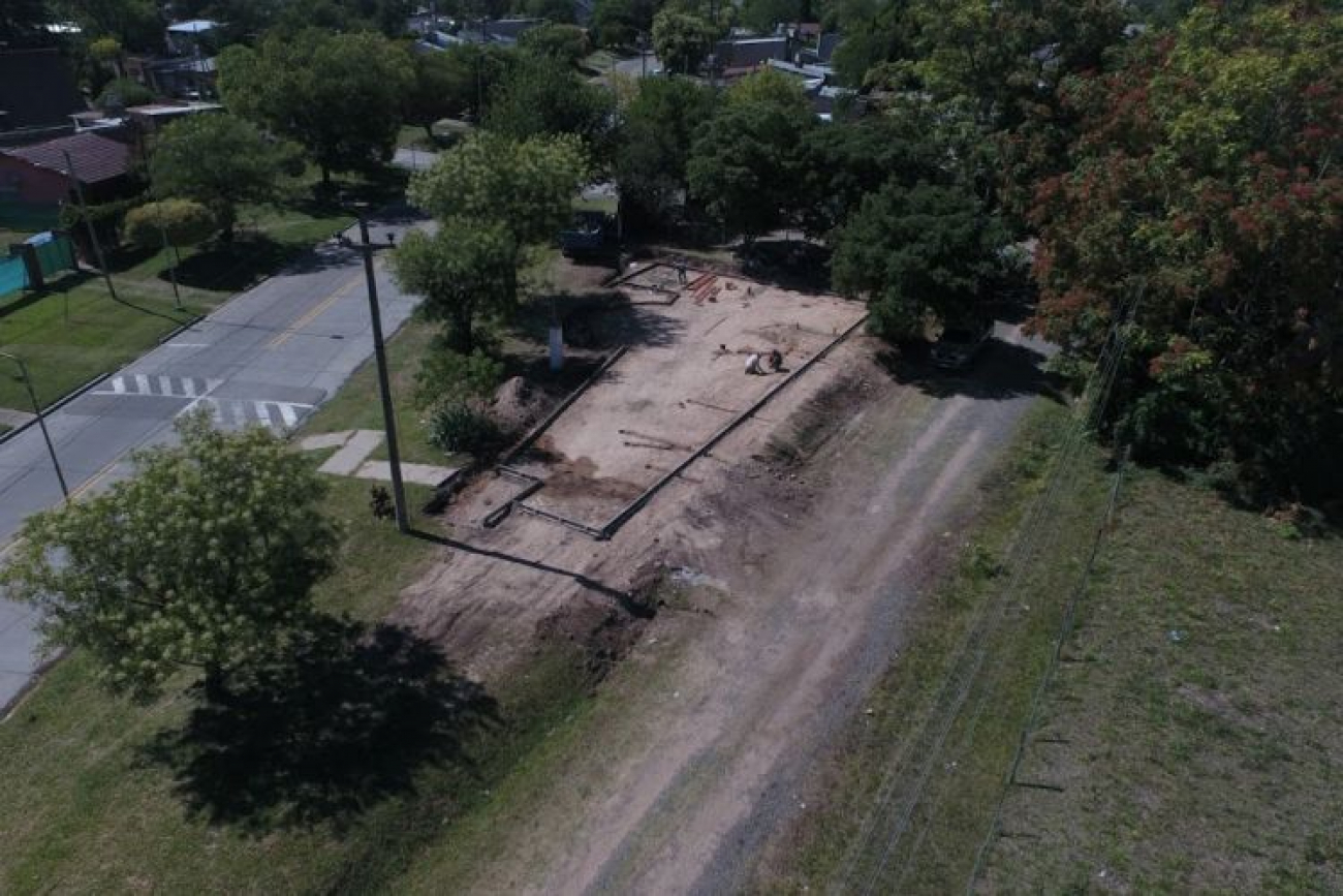 El intendente interino visitó la obra del Hospital Universitario Odontológico