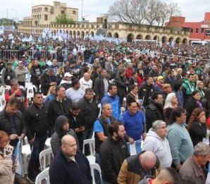 LAS VOCES DEL SINDICALISMO MARCHARON A LUJÁN