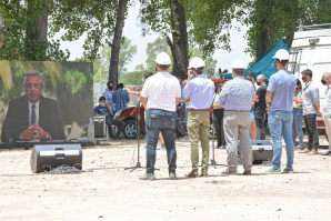 Alberto Fernández anunció obras para General Rodríguez