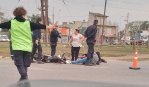 Accidente en el cruce Las Latas dejó a dos jóvenes hospitalizados