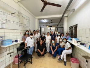 La Cámara Empresaria hizo una donación al Hospital Vicente López