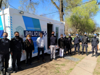 Seguridad: nuevo módulo policial en barrio San Cayetano