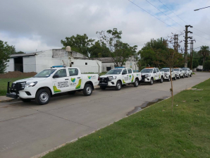 Incorporaron móviles para Seguridad, Tránsito y Defensa Civil.