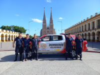 Bomberos de Luján viajaron a Corrientes para combatir incendios