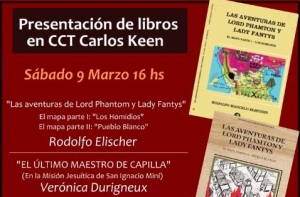 PRESENTACIÓN DE LIBROS EN EL CENTRO TURISTICO DE CARLOS KEEN