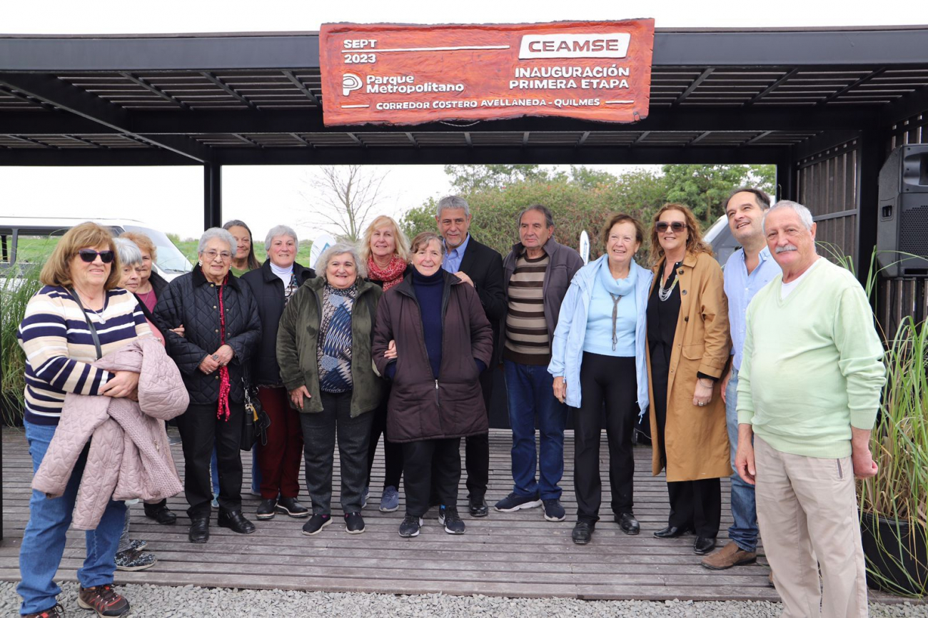 Inauguración de  la primera etapa del Parque Metropolitano – Corredor costero Avellaneda y Quilmes