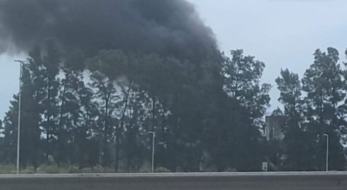 Se incendió un basural a la altura de la ex Vandenfil