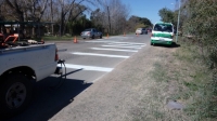 TRAS RECLAMOS COMENZARON A COLOCAR REDUCTORES DE VELOCIDAD EN EL CAMINO A CARLOS KEEN