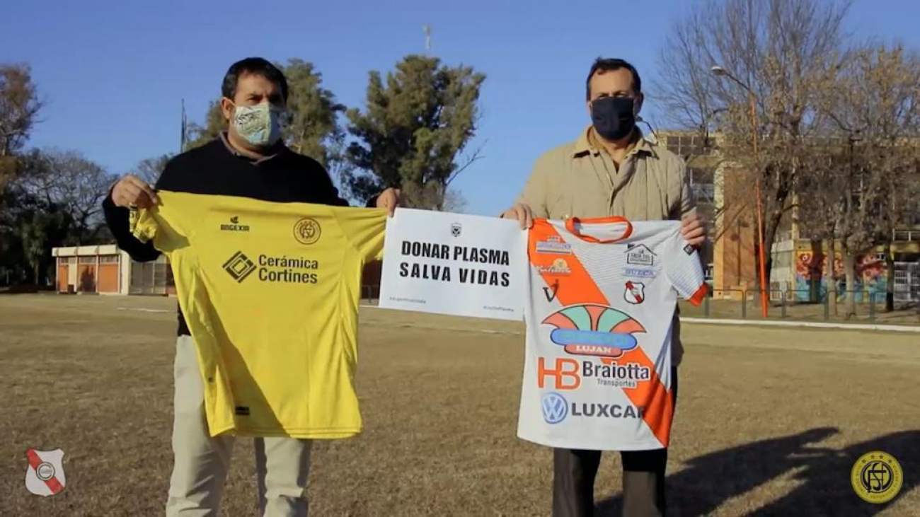 Los Clubes -Luján y Flandria- unidos en una campaña solidaria para impulsar la donación de plasma