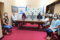 Ustarroz recibió a la Directora Ejecutiva del PAMI Luana Volnovich