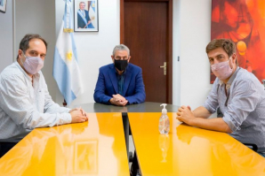 Ustarroz se reunió con Ferraresi para avanzar programas de vivienda para Mercedes