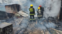 Feroz incendio dejó sin nada a una familia: &quot;Todo nuestro esfuerzo estaba en esa casa&quot;