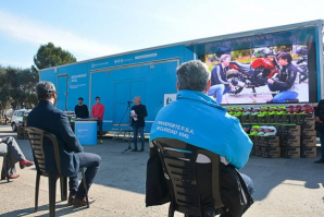 El Gobierno nacional entregó cascos y chalecos para motociclistas de General Rodríguez