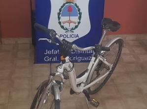 GENERAL RODRIGUEZ: ROBO DE BICICLETA FRUSTRADO POR LAS CÁMARAS DE SEGURIDAD