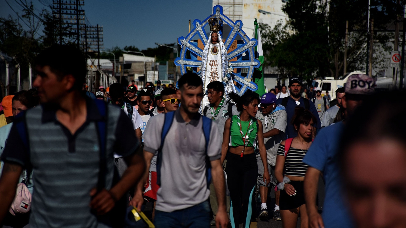 COMENZARON A LLEGAR LOS PRIMEROS PEREGRINOS A LUJÁN