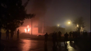 PUEBLADA EN LUJAN: DOS DIAS DE FURIA Y UNA CASA QUEMADA