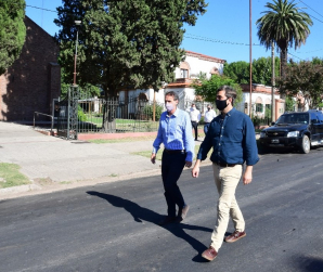 Finalizaron las obras de asfalto en la Avenida Flandes de Jáuregui
