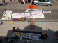 PARO NACIONAL DE MUJERES: MOVILIZACIÓN FRENTE A LA MUNICIPALIDAD DE LUJÁN