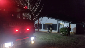 Se incendió una casa llegando a Torres