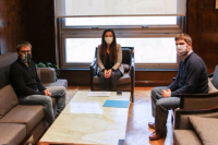 Ustarroz se reunió con dirección del PAMI y continúa articulando acciones con instituciones nacionales