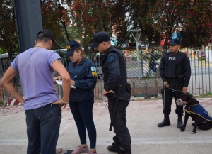 OPERATIVO DE PREVENCIÓN EN LA ESTACIÓN DE GRAL RODRÍGUEZ