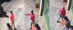 Curiosa &quot;salidera&quot; en Luján: se afanaron un banco... de plaza