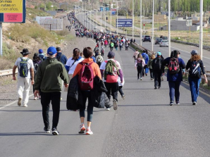 30.000 fieles peregrinaron hacia la Virgen de Luján en Centenario