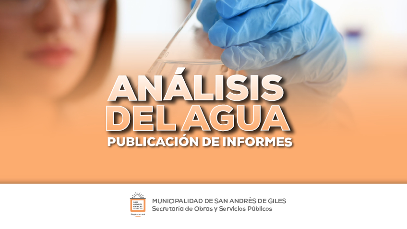 San Andrés de Giles: Comunicado oficial, análisis en el agua