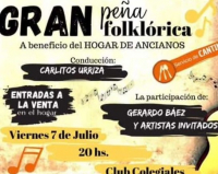 Gran Peña Folkórica en el Club Colegiales de Suipacha