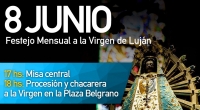 BUSCAN INSTALAR FESTEJOS MENSUALES POR LA VIRGEN DE LUJÁN