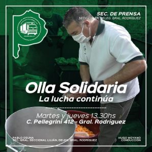 El Sindicato de Camioneros realizará ollas solidarias