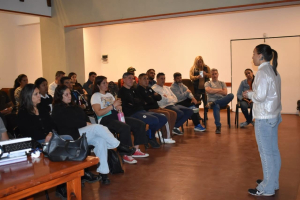 General Rodríguez presentó el programa "La violencia no juega"