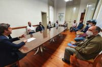 El intendente se reunió con la nueva Cámara de la Industria, el Comercio y los Servicios de Luján