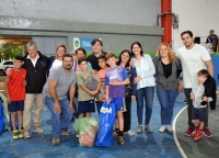 GENERAL RODRIGUEZ: ESCUELAS DE FUTBOL INFANTIL RECIBIERON MATERIALES DEPORTIVOS