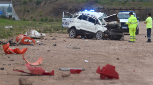Dos hombres resultaron heridos tras un accidente
