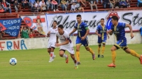 ALEM EMPATO EN SU VISITA A ROSARIO
