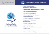 El Municipio presentó los primeros lineamientos del plan de recuperación para la producción, el comercio y el trabajo