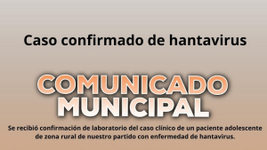 San Andrés de Giles: Caso confirmado de hantavirus