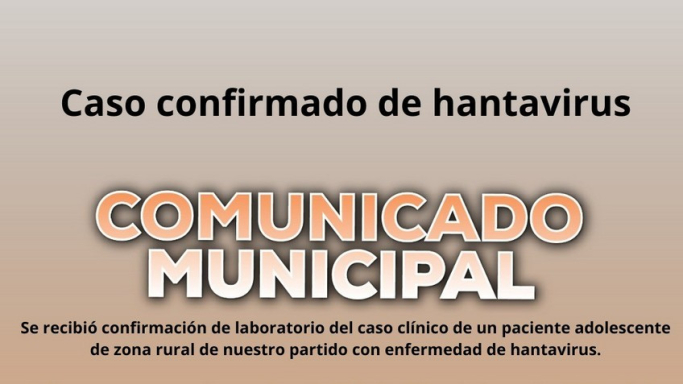 San Andrés de Giles: Caso confirmado de hantavirus